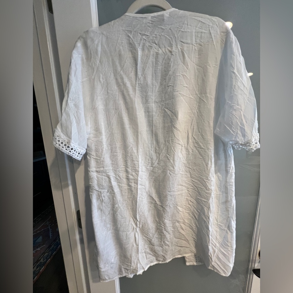 Cupshe Light & Delicate White Cover-Up Kimono~Small - Picture 15 of 15